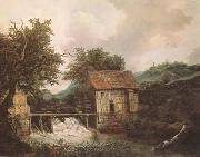 Jacob van Ruisdael Two Watermills and an open Sluice near Singraven (mk08) china oil painting reproduction